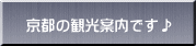 京都の観光案内です♪